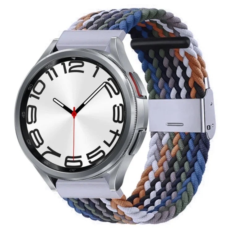 ナイロン編みメタルバックルウォッチバンド、Samsung Galaxy Watch 6 / 6 Classic用