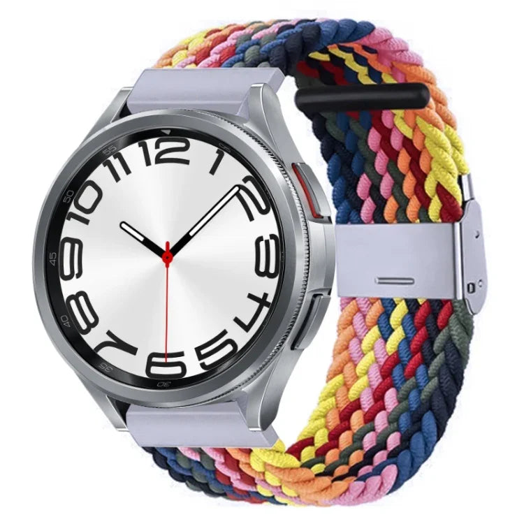 ナイロン編みメタルバックルウォッチバンド、Samsung Galaxy Watch 6 / 6 Classic用
