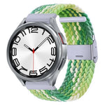 ナイロン編みメタルバックルウォッチバンド、Samsung Galaxy Watch 6 / 6 Classic用