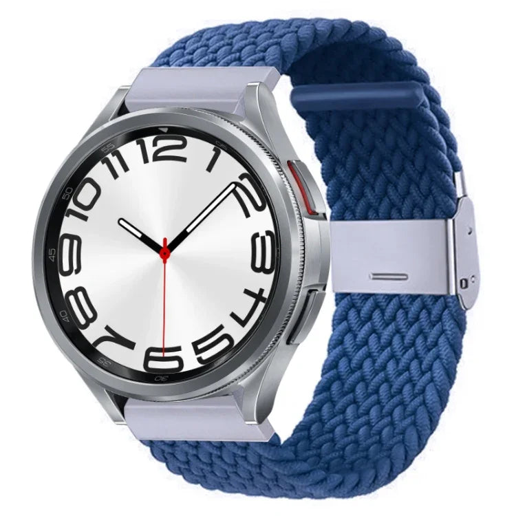 ナイロン編みメタルバックルウォッチバンド、Samsung Galaxy Watch 6 / 6 Classic用