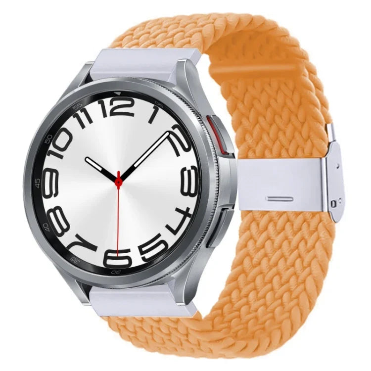 ナイロン編みメタルバックルウォッチバンド、Samsung Galaxy Watch 6 / 6 Classic用