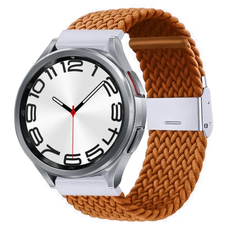 ナイロン編みメタルバックルウォッチバンド、Samsung Galaxy Watch 6 / 6 Classic用