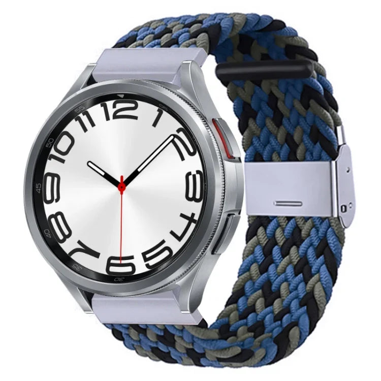 ナイロン編みメタルバックルウォッチバンド、Samsung Galaxy Watch 6 / 6 Classic用