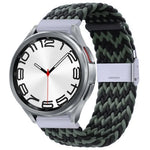 ナイロン編みメタルバックルウォッチバンド、Samsung Galaxy Watch 6 / 6 Classic用