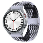 ナイロン編みメタルバックルウォッチバンド、Samsung Galaxy Watch 6 / 6 Classic用