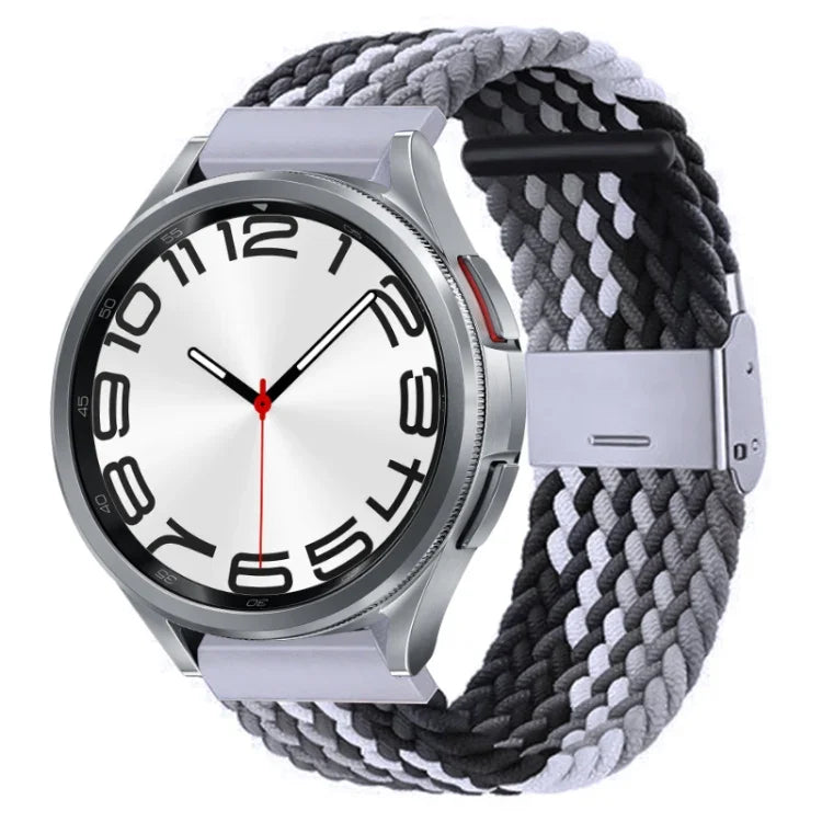 ナイロン編みメタルバックルウォッチバンド、Samsung Galaxy Watch 6 / 6 Classic用
