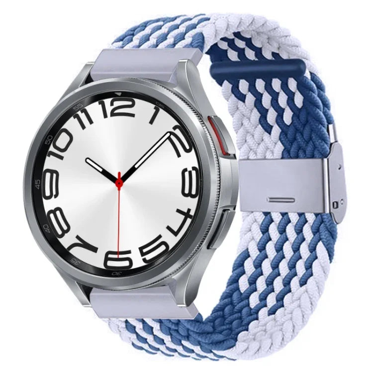 ナイロン編みメタルバックルウォッチバンド、Samsung Galaxy Watch 6 / 6 Classic用