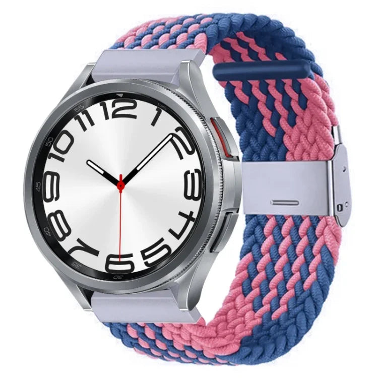 ナイロン編みメタルバックルウォッチバンド、Samsung Galaxy Watch 6 / 6 Classic用