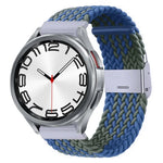 ナイロン編みメタルバックルウォッチバンド、Samsung Galaxy Watch 6 / 6 Classic用