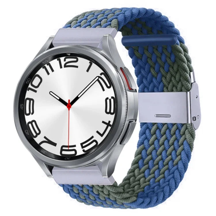 ナイロン編みメタルバックルウォッチバンド、Samsung Galaxy Watch 6 / 6 Classic用
