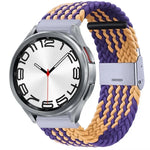 ナイロン編みメタルバックルウォッチバンド、Samsung Galaxy Watch 6 / 6 Classic用