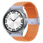 ナイロン編みメタルバックルウォッチバンド、Samsung Galaxy Watch 6 / 6 Classic用