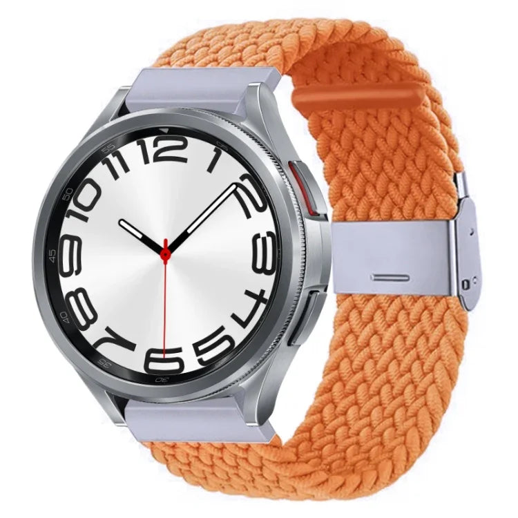 ナイロン編みメタルバックルウォッチバンド、Samsung Galaxy Watch 6 / 6 Classic用