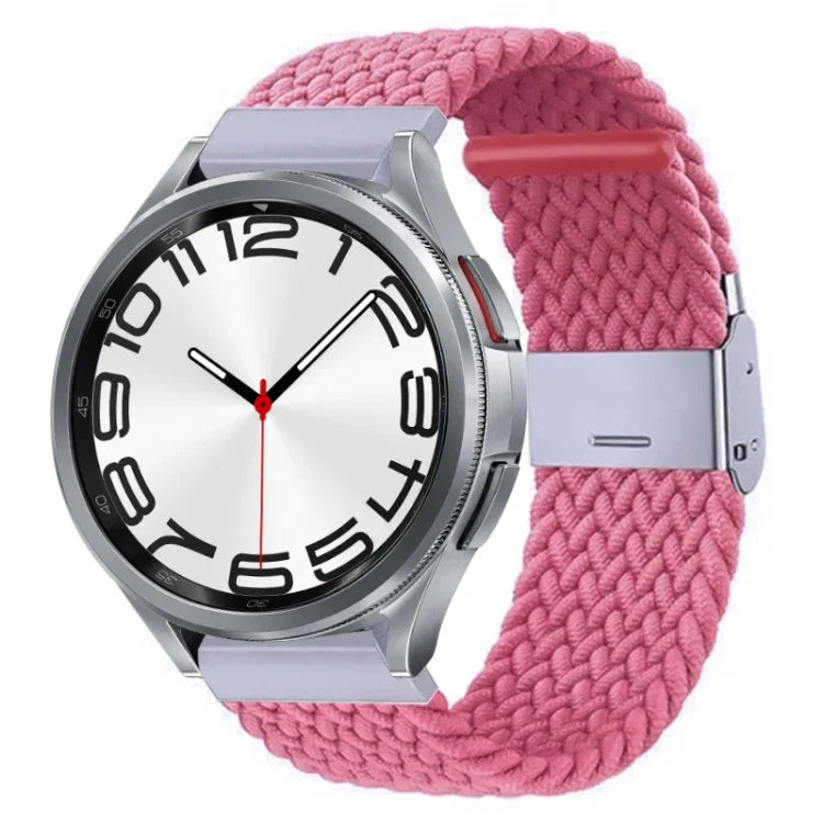 ナイロン編みメタルバックルウォッチバンド、Samsung Galaxy Watch 6 / 6 Classic用