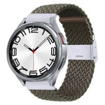 ナイロン編みメタルバックルウォッチバンド、Samsung Galaxy Watch 6 / 6 Classic用