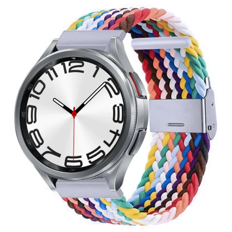 ナイロン編みメタルバックルウォッチバンド、Samsung Galaxy Watch 6 / 6 Classic用