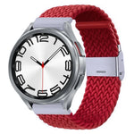 ナイロン編みメタルバックルウォッチバンド、Samsung Galaxy Watch 6 / 6 Classic用
