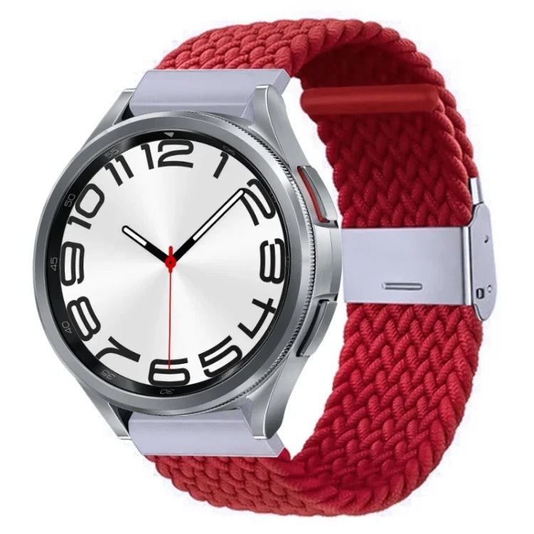 ナイロン編みメタルバックルウォッチバンド、Samsung Galaxy Watch 6 / 6 Classic用
