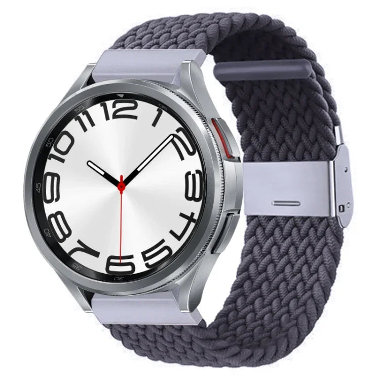 ナイロン編みメタルバックルウォッチバンド、Samsung Galaxy Watch 6 / 6 Classic用