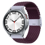 ナイロン編みメタルバックルウォッチバンド、Samsung Galaxy Watch 6 / 6 Classic用