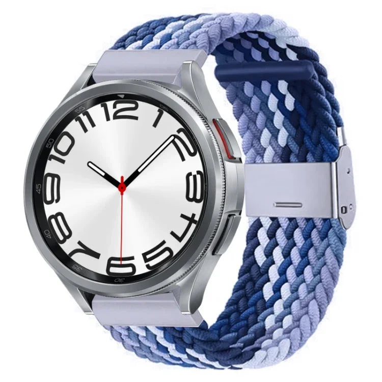 ナイロン編みメタルバックルウォッチバンド、Samsung Galaxy Watch 6 / 6 Classic用