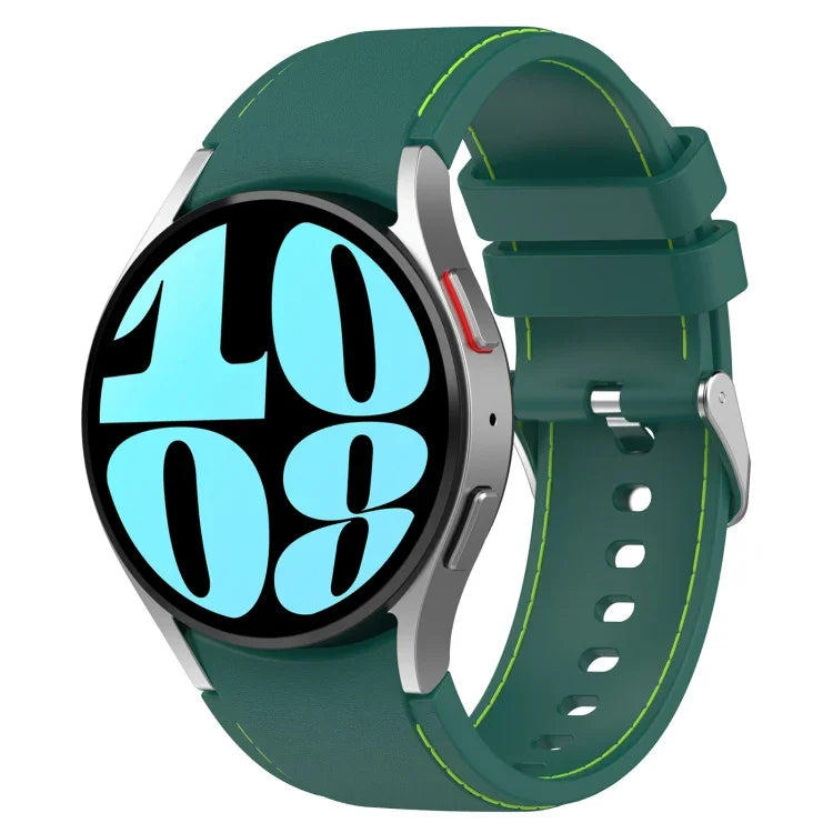 レザーシリコンウォッチバンド、Samsung Galaxy Watch 6 / 6 Classic用