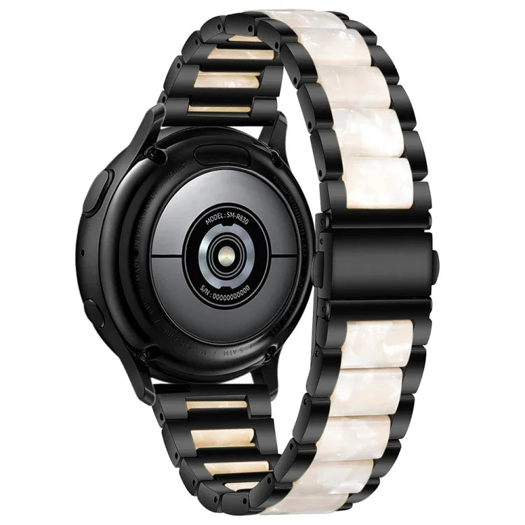 三連ビーズ樹脂メタルウォッチバンド、Samsung Galaxy Watch 6 / 6 Classic用