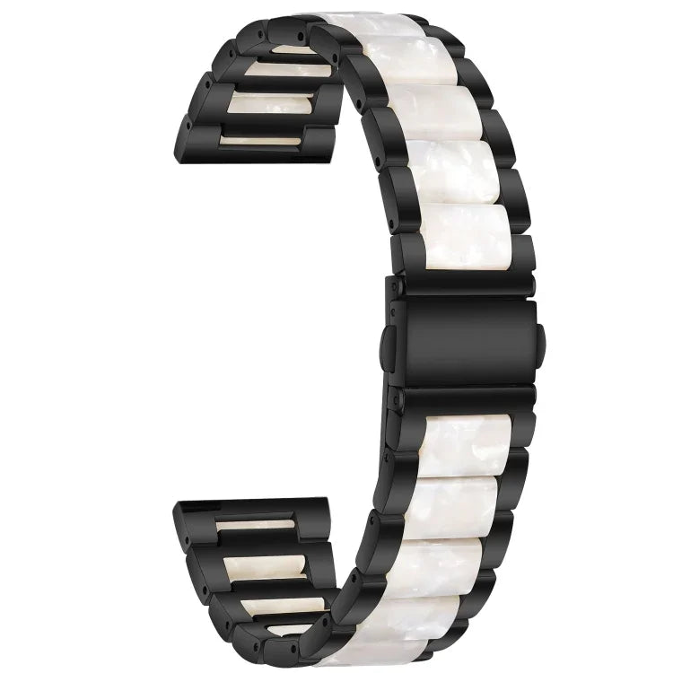 三連ビーズ樹脂メタルウォッチバンド、Samsung Galaxy Watch 6 / 6 Classic用