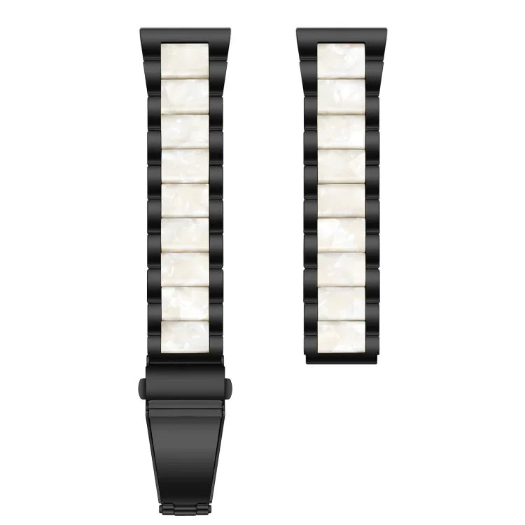三連ビーズ樹脂メタルウォッチバンド、Samsung Galaxy Watch 6 / 6 Classic用