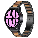 三連ビーズ樹脂メタルウォッチバンド、Samsung Galaxy Watch 6 / 6 Classic用
