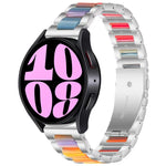 三連ビーズ樹脂メタルウォッチバンド、Samsung Galaxy Watch 6 / 6 Classic用