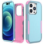通勤者用耐衝撃TPU＋PC電話ケース、iPhone 16 Pro Max用、iPhone 16 Pro用、iPhone 16 Plus用、iPhone 16用、iPhone 15 Pro Max用