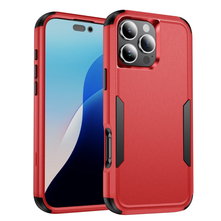 通勤者用耐衝撃TPU＋PC電話ケース、iPhone 16 Pro Max用、iPhone 16 Pro用、iPhone 16 Plus用、iPhone 16用、iPhone 15 Pro Max用