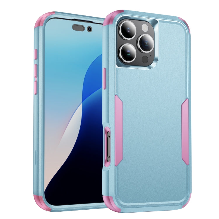 通勤者用耐衝撃TPU＋PC電話ケース、iPhone 16 Pro Max用、iPhone 16 Pro用、iPhone 16 Plus用、iPhone 16用、iPhone 15 Pro Max用
