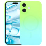 液体TPUシリコーングラデーションMagSafe電話ケース、iPhone 17e / 16e用、iPhone 17 Pro Max用、iPhone 17 Pro用、iPhone 17用、iPhone Air用、iPhone 16 Pro Max用、iPhone 16 Pro用、iPhone 16 Plus用