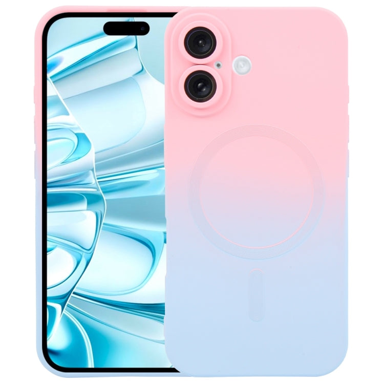 液体TPUシリコーングラデーションMagSafe電話ケース、iPhone 17e / 16e用、iPhone 17 Pro Max用、iPhone 17 Pro用、iPhone 17用、iPhone Air用、iPhone 16 Pro Max用、iPhone 16 Pro用、iPhone 16 Plus用