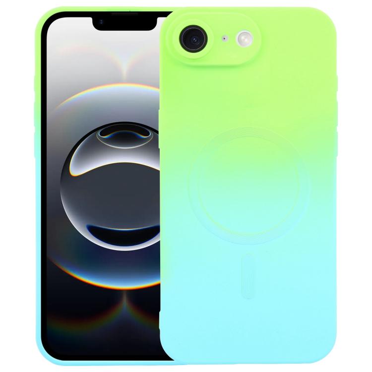 液体TPUシリコーングラデーションMagSafe電話ケース、iPhone 17e / 16e用、iPhone 17 Pro Max用、iPhone 17 Pro用、iPhone 17用、iPhone Air用、iPhone 16 Pro Max用、iPhone 16 Pro用、iPhone 16 Plus用