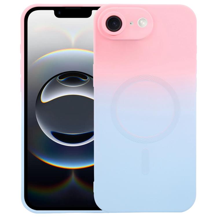 液体TPUシリコーングラデーションMagSafe電話ケース、iPhone 17e / 16e用、iPhone 17 Pro Max用、iPhone 17 Pro用、iPhone 17用、iPhone Air用、iPhone 16 Pro Max用、iPhone 16 Pro用、iPhone 16 Plus用