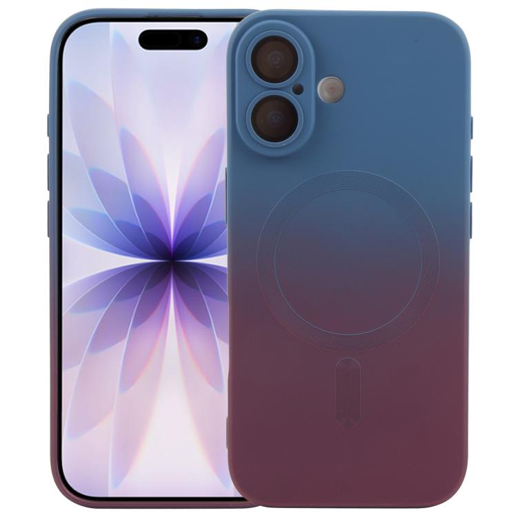 液体TPUシリコーングラデーションMagSafe電話ケース、iPhone 17e / 16e用、iPhone 17 Pro Max用、iPhone 17 Pro用、iPhone 17用、iPhone Air用、iPhone 16 Pro Max用、iPhone 16 Pro用、iPhone 16 Plus用