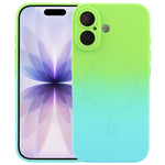液体TPUシリコーングラデーションMagSafe電話ケース、iPhone 17e / 16e用、iPhone 17 Pro Max用、iPhone 17 Pro用、iPhone 17用、iPhone Air用、iPhone 16 Pro Max用、iPhone 16 Pro用、iPhone 16 Plus用