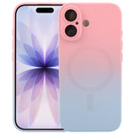 液体TPUシリコーングラデーションMagSafe電話ケース、iPhone 17e / 16e用、iPhone 17 Pro Max用、iPhone 17 Pro用、iPhone 17用、iPhone Air用、iPhone 16 Pro Max用、iPhone 16 Pro用、iPhone 16 Plus用