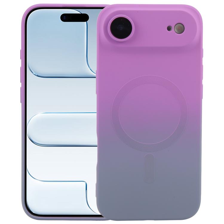 液体TPUシリコーングラデーションMagSafe電話ケース、iPhone 17e / 16e用、iPhone 17 Pro Max用、iPhone 17 Pro用、iPhone 17用、iPhone Air用、iPhone 16 Pro Max用、iPhone 16 Pro用、iPhone 16 Plus用