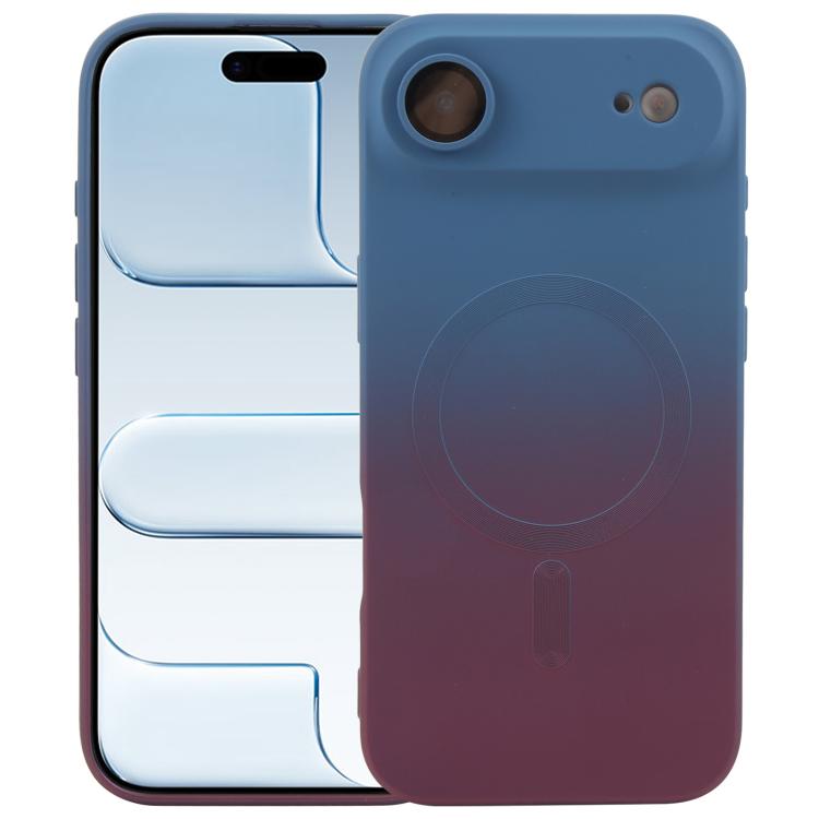 液体TPUシリコーングラデーションMagSafe電話ケース、iPhone 17e / 16e用、iPhone 17 Pro Max用、iPhone 17 Pro用、iPhone 17用、iPhone Air用、iPhone 16 Pro Max用、iPhone 16 Pro用、iPhone 16 Plus用