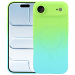 液体TPUシリコーングラデーションMagSafe電話ケース、iPhone 17e / 16e用、iPhone 17 Pro Max用、iPhone 17 Pro用、iPhone 17用、iPhone Air用、iPhone 16 Pro Max用、iPhone 16 Pro用、iPhone 16 Plus用