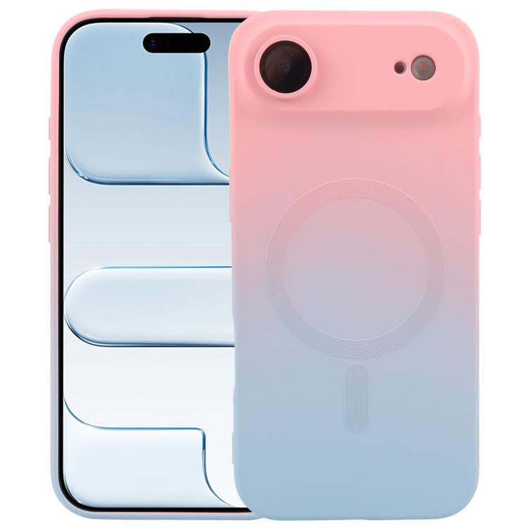 液体TPUシリコーングラデーションMagSafe電話ケース、iPhone 17e / 16e用、iPhone 17 Pro Max用、iPhone 17 Pro用、iPhone 17用、iPhone Air用、iPhone 16 Pro Max用、iPhone 16 Pro用、iPhone 16 Plus用