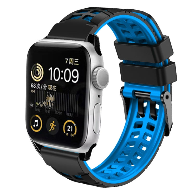 ツイル二重バックルシリコンウォッチバンド、Apple Watch Series 2 38mm用