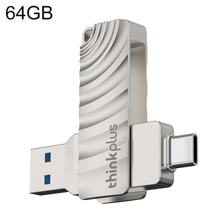 Lenovo Thinkplus MU232 USB 3.2 + USB-C / Type-C デュアルヘッドフラッシュドライブ 64GB 128GB 256GB