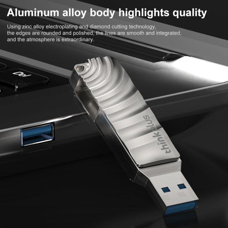 Lenovo Thinkplus MU232 USB 3.2 + USB-C / Type-C デュアルヘッドフラッシュドライブ 64GB 128GB 256GB
