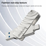 Lenovo Thinkplus MU232 USB 3.2 + USB-C / Type-C デュアルヘッドフラッシュドライブ 64GB 128GB 256GB