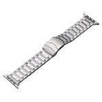 セーフティバックルチタン鋼ウォッチバンド、Apple Watch Ultra 49mm用、Apple Watch SE 2023 44mm用、Apple Watch SE 2023 40mm用、Apple Watch Ultra 2 49mm用、Apple Watch Series 9 45mm用、Apple Watch SE 2022 40mm用、Apple Watch SE 2022 44mm用